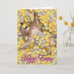 Easter Doggy Holiday Card