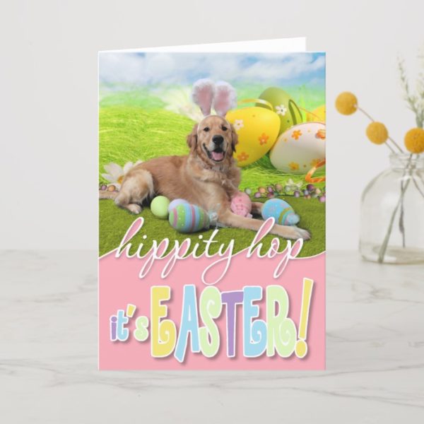 Easter - Golden Retriever - Frank Holiday Card