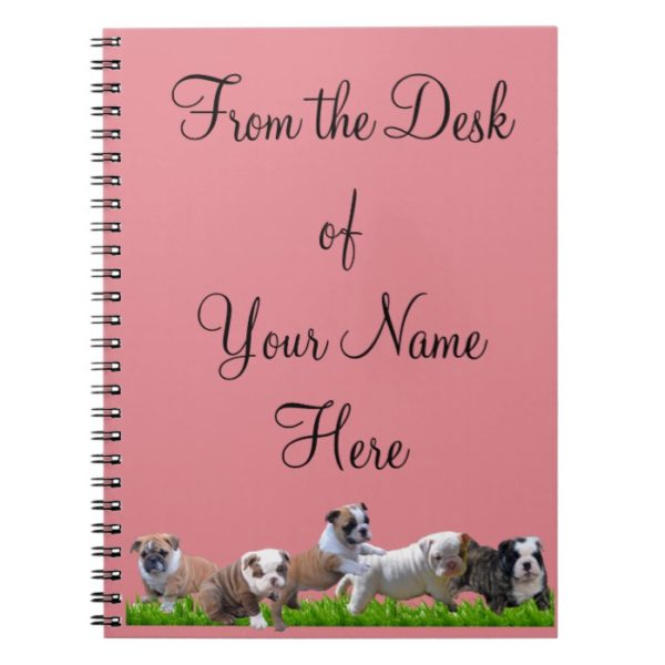 English Bulldog Notebook