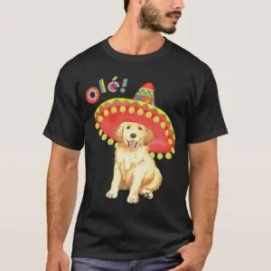 Fiesta Golden Retriever T-Shirt