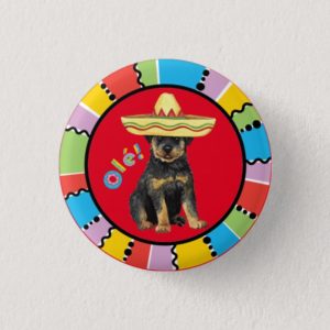 Fiesta Rottweiler Button