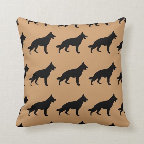 For the Love of German Shepherd Dogs Throw Pillow