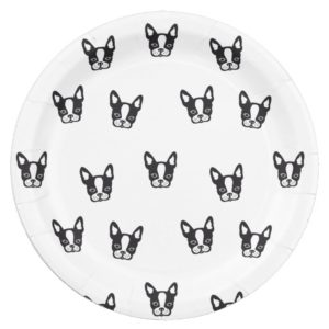 French Bulldog / Frenchie paper plate