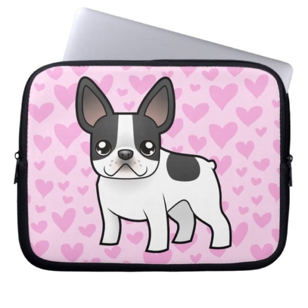 French Bulldog Love Laptop Sleeve