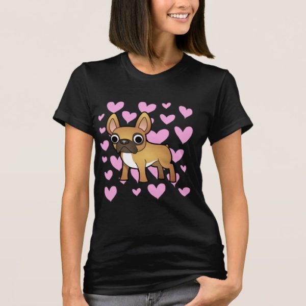 French Bulldog Love (mask) T-Shirt