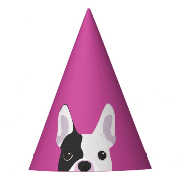 French Bulldog Portrait Party Hat