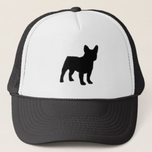 french bulldog silhouette trucker hat