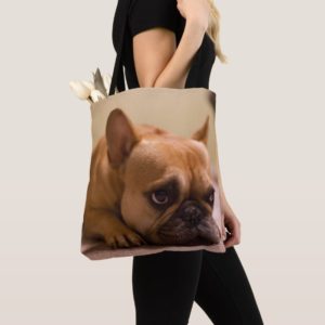 French Bulldog With Innocent Face Tote Bag