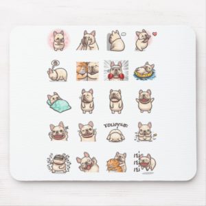 Frenchie Pad Mouse Pad
