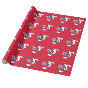 Fresno State Bulldog Wrapping Paper
