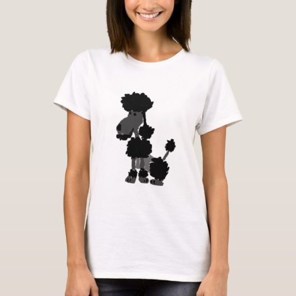 Funny Black Poodle Art Original T-Shirt