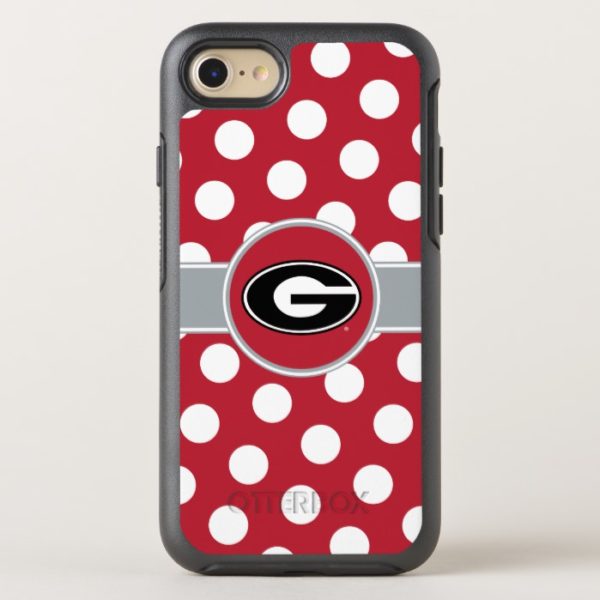 Georgia Bulldogs Logo | Polka Dots OtterBox iPhone Case