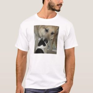 German Shepherd and Kitten T-Shirt