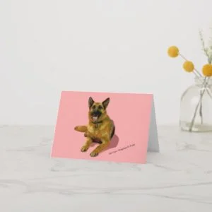 German Shepherd Blank Note Card