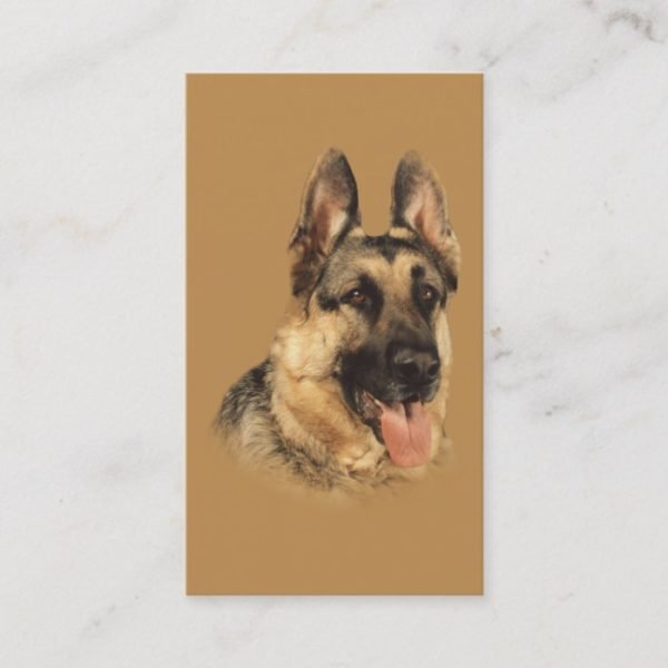 German Shepherd Breeder Business Card