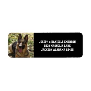 German Shepherd Dog Address Labels