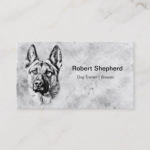 German Shepherd Dog Business Card