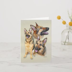 German Shepherd Dog Card