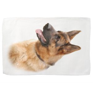 German shepherd dog kitchen towel