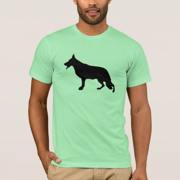 German Shepherd Dog Silhouette T-Shirt