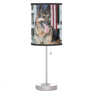 German Shepherd Dog Table Lamp