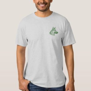 German Shepherd Embroidered T-Shirt