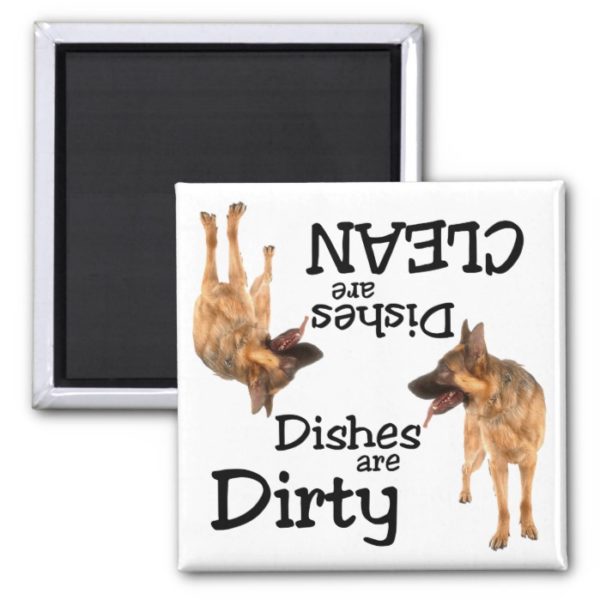 German Shepherd Lovers Dishwasher Magnet