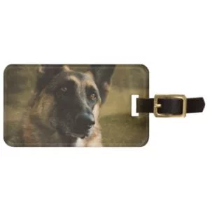 German Shepherd Luggage Tags