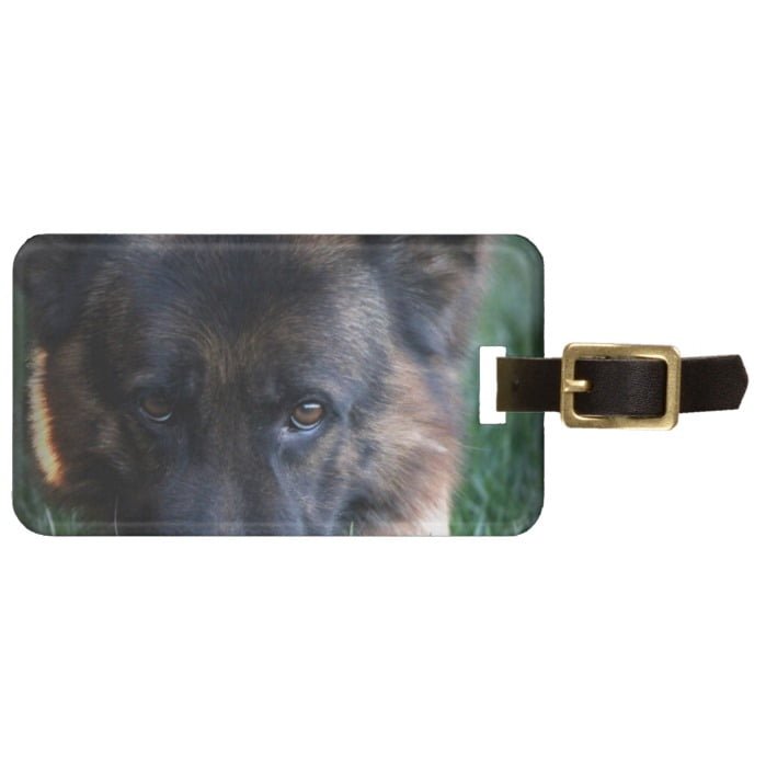 German Shepherd Randy vom Leithawald Luggage Tag