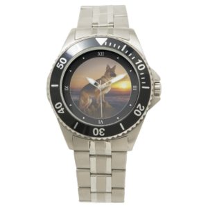 german shepherd wrist watch