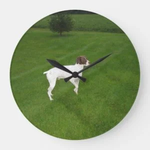 german shorthair pointer full.png large clock