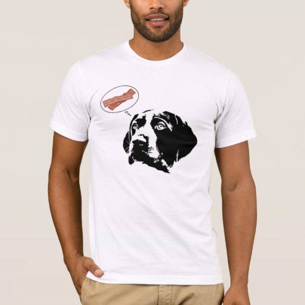 German Shorthaired Pointer "Bacon" Graphic T-Shirt