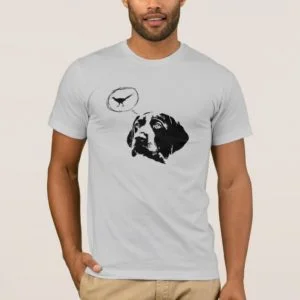 German Shorthaired Pointer "Birds for Brains" Tee