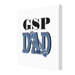 German Shorthaired Pointer DAD Canvas Print