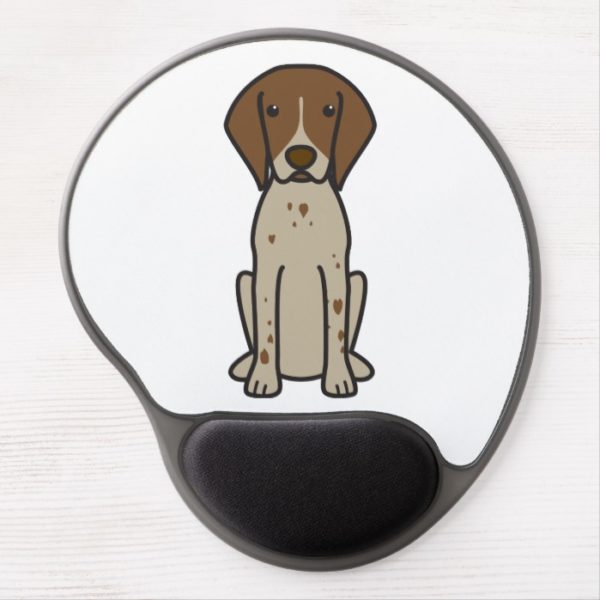 German Shorthaired Pointer Dog Cartoon Gel Mouse Pad