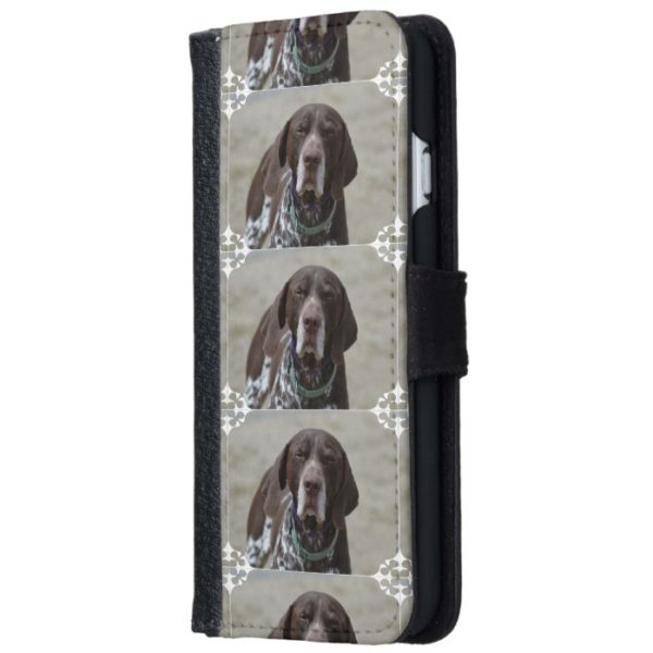 German Shorthaired Pointer Dog iPhone Wallet Case