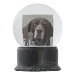 German Shorthaired Pointer Dog Snow Globe