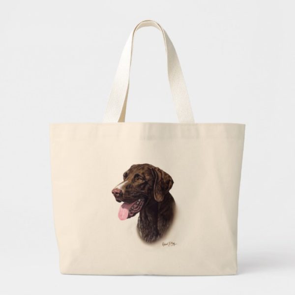 German Shorthaired Pointer Large Tote Bag