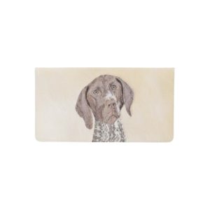 German Shorthaired Pointer Painting - Dog Art Checkbook Cover