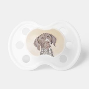 German Shorthaired Pointer Painting - Dog Art Pacifier