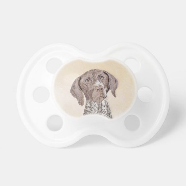 German Shorthaired Pointer Painting - Dog Art Pacifier