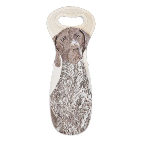 German Shorthaired Pointer Painting - Dog Art Wine Bag