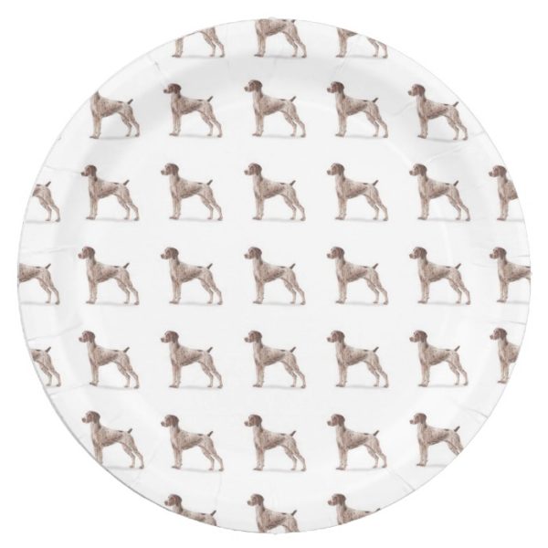 German Shorthaired Pointer Paper Plate