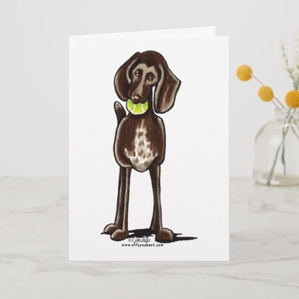 German Shorthaired Pointer Playtime Card