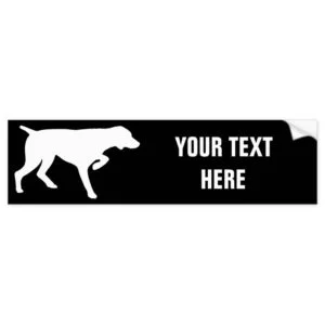 German Shorthaired Pointer silhouette Bumper Sticker