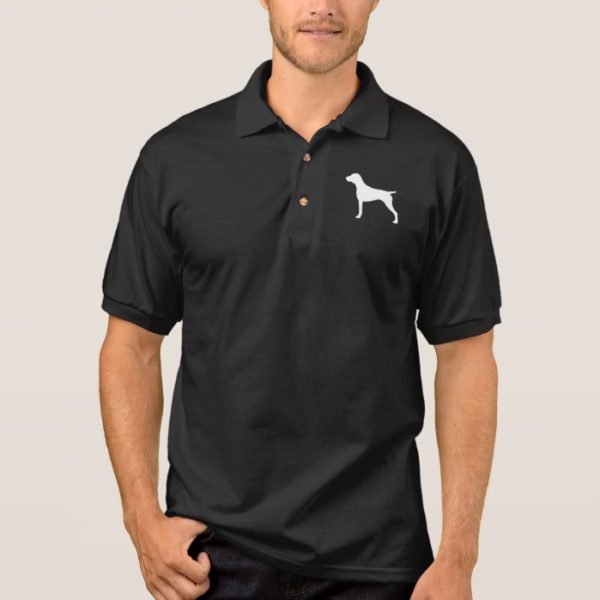 German Shorthaired Pointer Silhouette Polo Shirt
