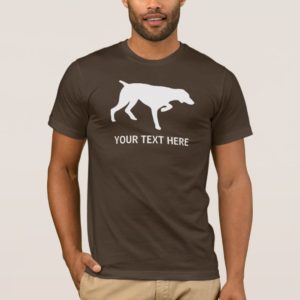 German Shorthaired Pointer silhouette T-Shirt