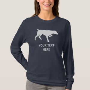 German Shorthaired Pointer silhouette T-Shirt