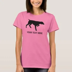German Shorthaired Pointer silhouette T-Shirt