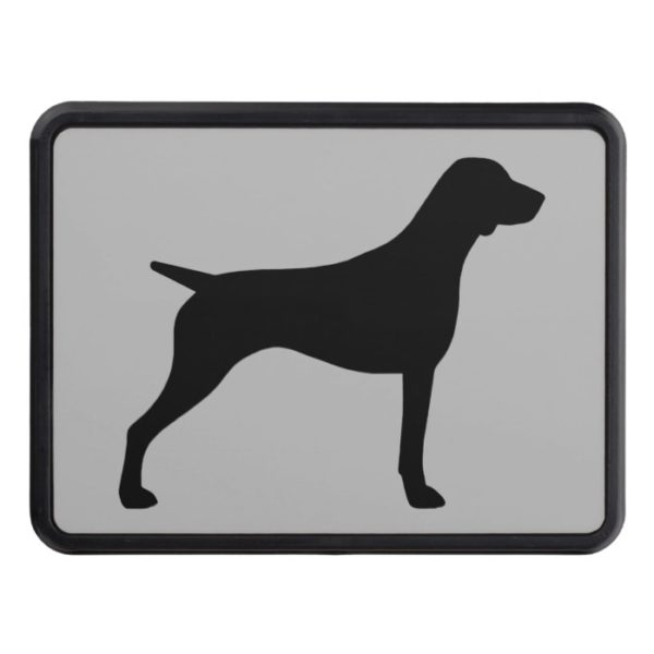 German Shorthaired Pointer Silhouette Tow Hitch Cover
